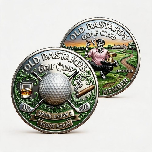 Old bastards golf - old,