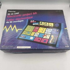Vintage Radio Shack Science Fair 60 In One Electronic Project Lab 28-256