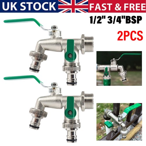 Bsp double duo - 1/2", outlet