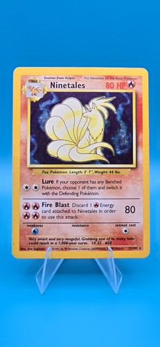 Pokémon ninetales base set - base,