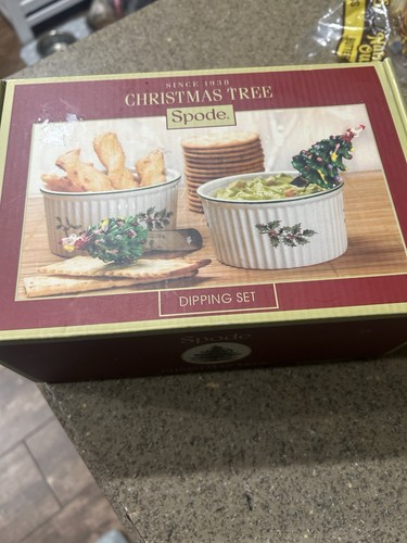 Spode christmas tree dipping - tree,