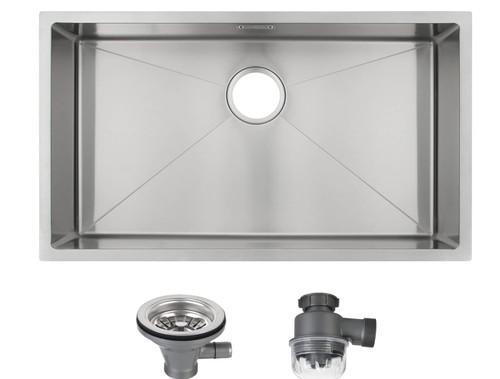 Stainless steel kitchen sink - stainless,