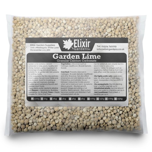 Garden lime granular - lime, soil