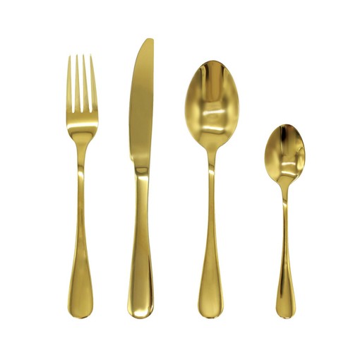 Cutlery sets gold dinner - gold, set