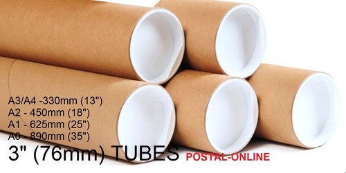 76mm cardboard postal tubes - 76mm,