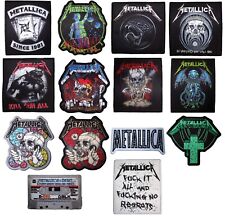 official METALLICA IRON ON PATCH - NEW DESIGNS !!! black album LOAD kill em all