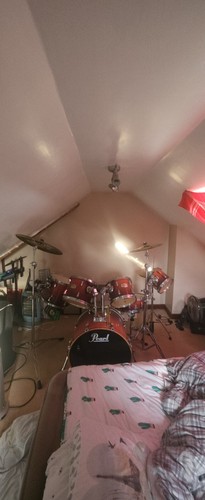 Pearl export drum kit - export,