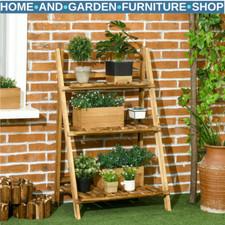 Tier wooden plant stand - wooden, for