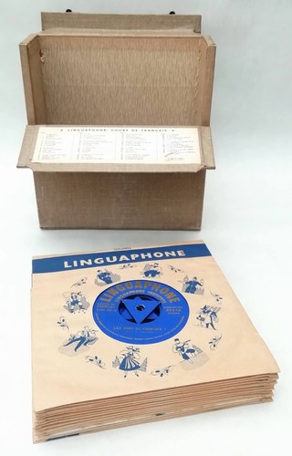 Vintage linguaphone french - vintage,