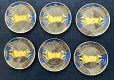 Set of Six Fornasetti Small Wall Plates Rosenthal Dekor IL SOLE DI CAPRI 4.5"