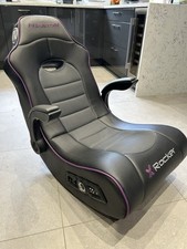Phanton Rocking Gaming Chair. In Purple - No Power Cable So Speakers Untested