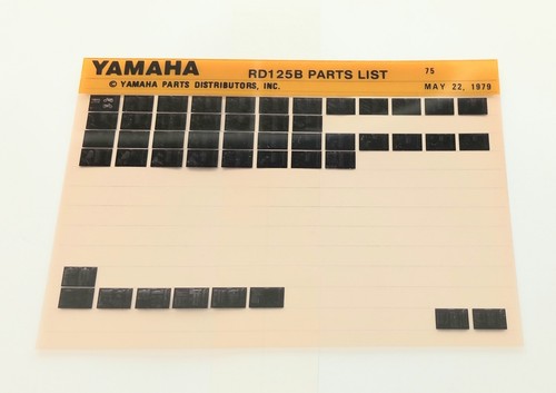 Yamaha classic 125 parts - yamaha,