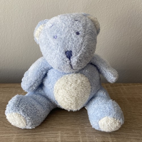 Mothercare blue teddy bear - mothercare,
