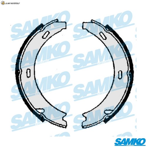Brake shoe set parking - set,