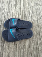Nike Sliders Size 3 Blue