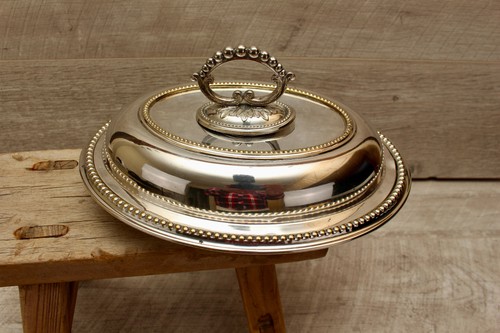 Antique epns oval beaded - antique,