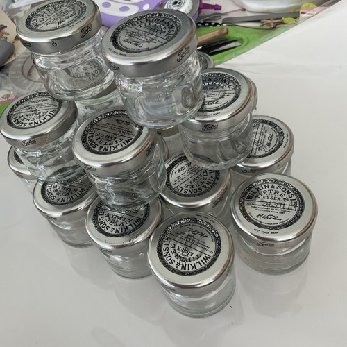 Mini glass jam jars with - 20,