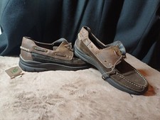 TU Mens Yachtsman Classic Real Leather Boat Deck Brown Shoes,  Size UK7,  EUR 40