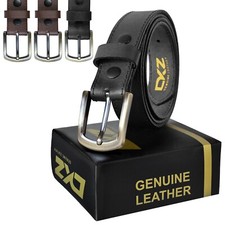 Mens Leather belts 100% genuine Leather black brown 30''- 72'' waist size bkl-02