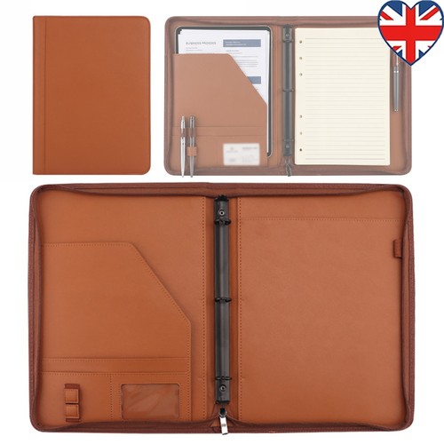 Ring zippered portfolio - 3-ring,