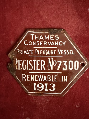 Thames conservancy 1913 boat - 1913,