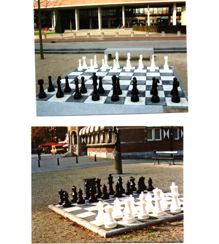 Giant chess boards the - chess,