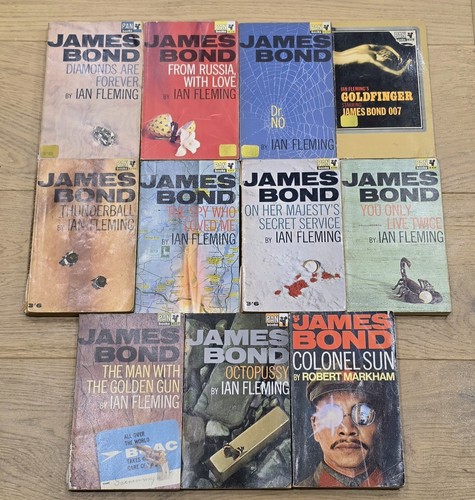 Ian fleming 10x james bond - james,