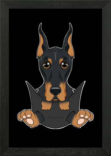 Doberman puppy pocket - doberman,