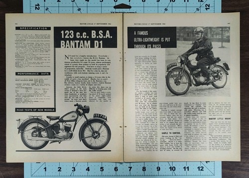 1962 bsa bantam - 1962, road