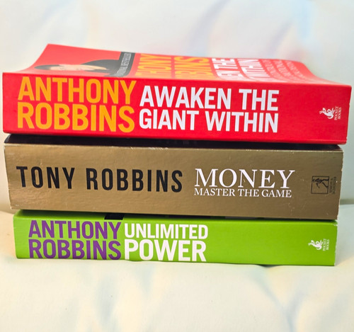 Tony robbins paperback book - robbins, 3x