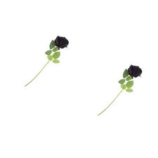  Black Fake Flowers Rose