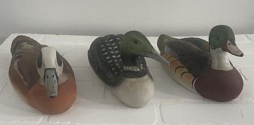 Antique duck liquor decanters - antique,