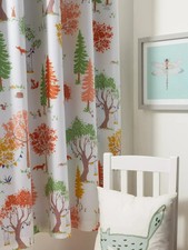 Little Home at Camping Trail Print Pencil Pleat Blackout Children's Curtains