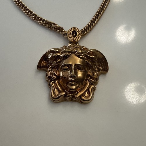 Versace medusa necklace - versace,
