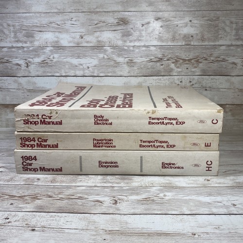 1984 car shop - 1984, manuals