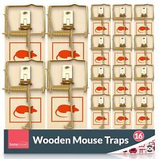 16-24pk Wooden Mouse Traps