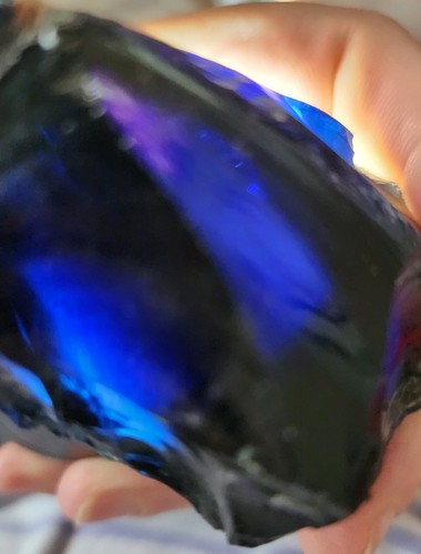 Deep cobalt blue - blue, slag