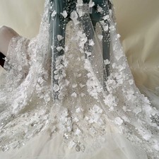 Sparkling Flower Fabric Peach