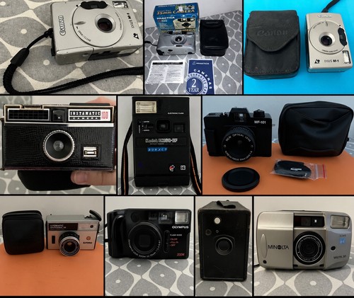 Vintage film camera job - vintage, lot