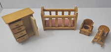 Vtg Wooden Doll Furniture