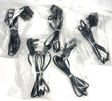 13A Plug to C7 Fig 8 Mains Cables x 5 Printer Canon PC CD HiFi Power Black Leads
