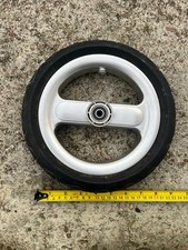 Pram wheel solid rubber tyre used condition see details.