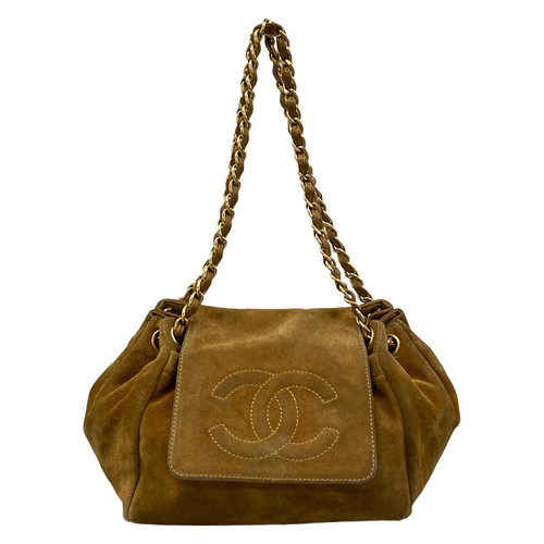 Chanel brown suede - brown,