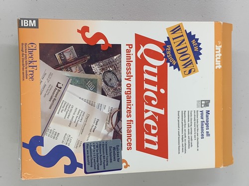 Vintage intuit quicken version - intuit,