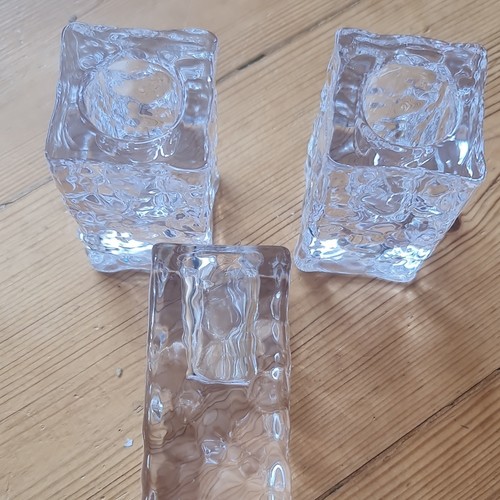 Set clear textured glass - of,