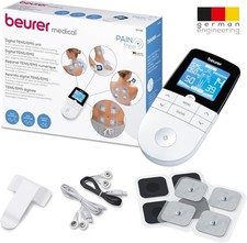 Beurer EM49 Channel TENS+EMS Unit Muscle Tens Machine Therapy Pads Digital