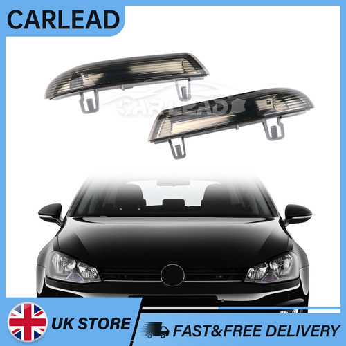 Smoked wing mirror - 2x,
