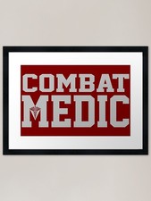 Combat medic framed - medic, (sliver)