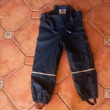 Childs Waterproof Navy Trousers  Size 6-8 years Great Condition