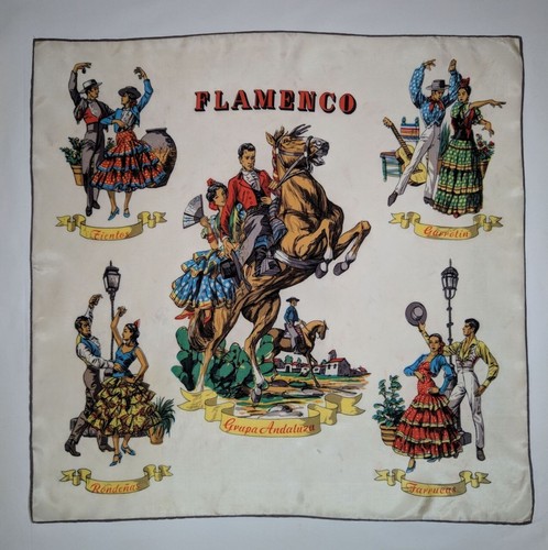 Vintage 1970s flamenco silk - 1970s,
